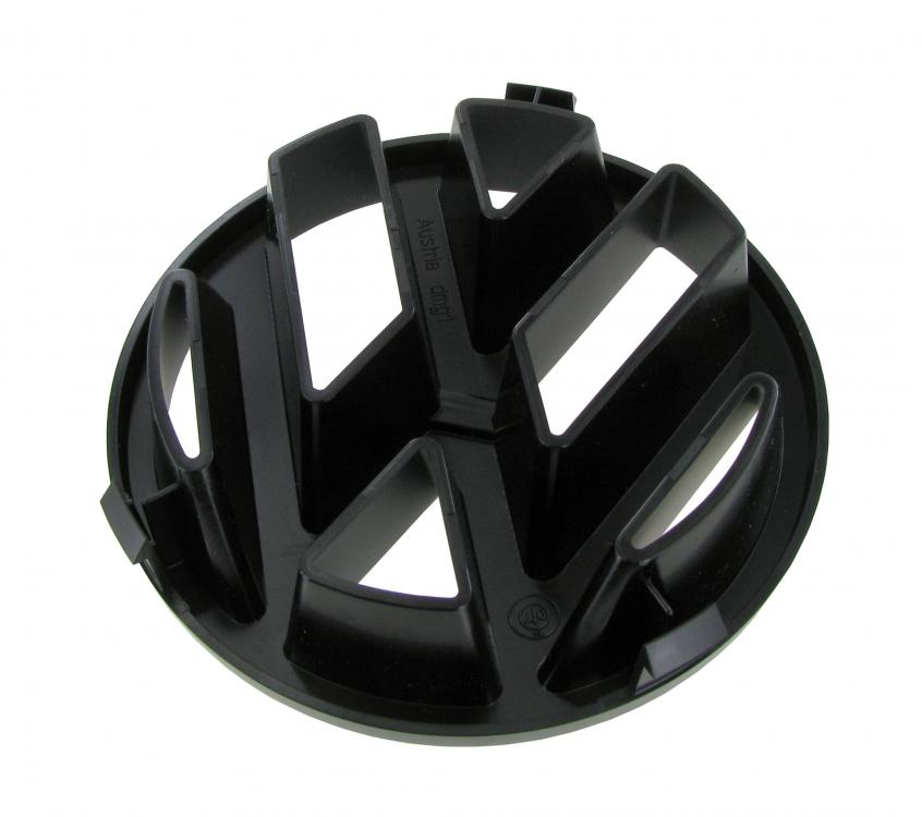 Schwarzes VW Kühlergrill-Emblem für T3 Bulli ab 1987